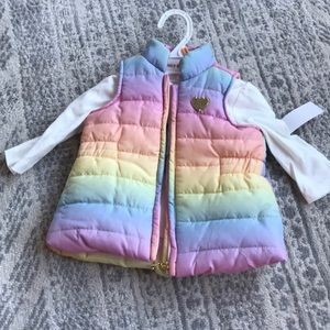 NWT Juicy Couture 12 mo. vest and long sleeve tee